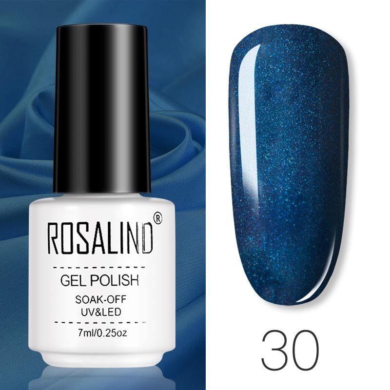 ROSALIND Gel Polish Set Manicure for Nails Semi Permanent Vernis top coat UV LED Gel Varnish Soak Off Nail Art Gel Nail Polish - Korvel