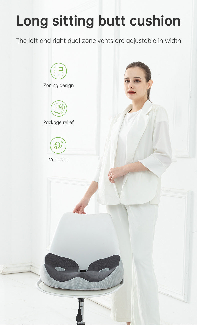 High Quality Office Chair Memory Foam Cushion Comfortable Blood Circulation Orthopedic Soothing Coccyx Seat Cushion - Korvel