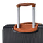 Hardshell Luggage Sets 3 Piece double spinner 8 wheels Suitcase with TSA Lock Lightweight 20''24''28'' Black + ABS - Korvel