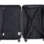 3 Piece Lightweight Luggage Set with Spinner Wheels - Red