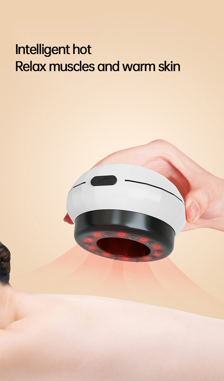 12 Levels Electric Intelligent Scraping Cupping Device Household Wireless Cup Instrument Painless Dredge Meridians Health Care - Korvel