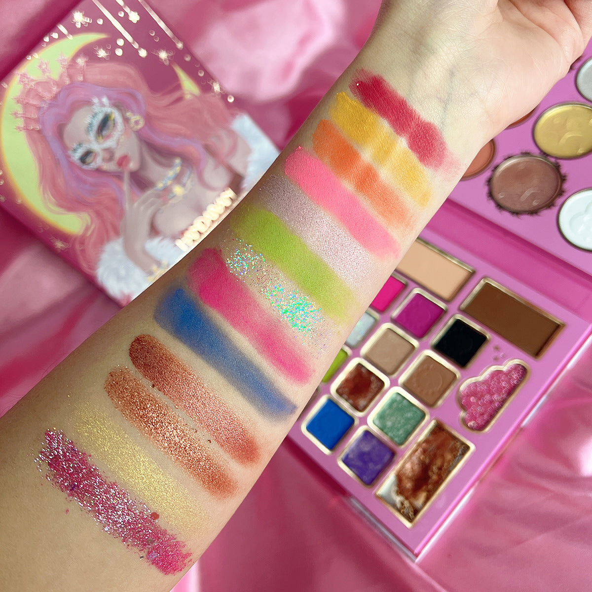 HANDAIYAN Paleta de Sombras de Ojos Mask Queen de 30 Colores