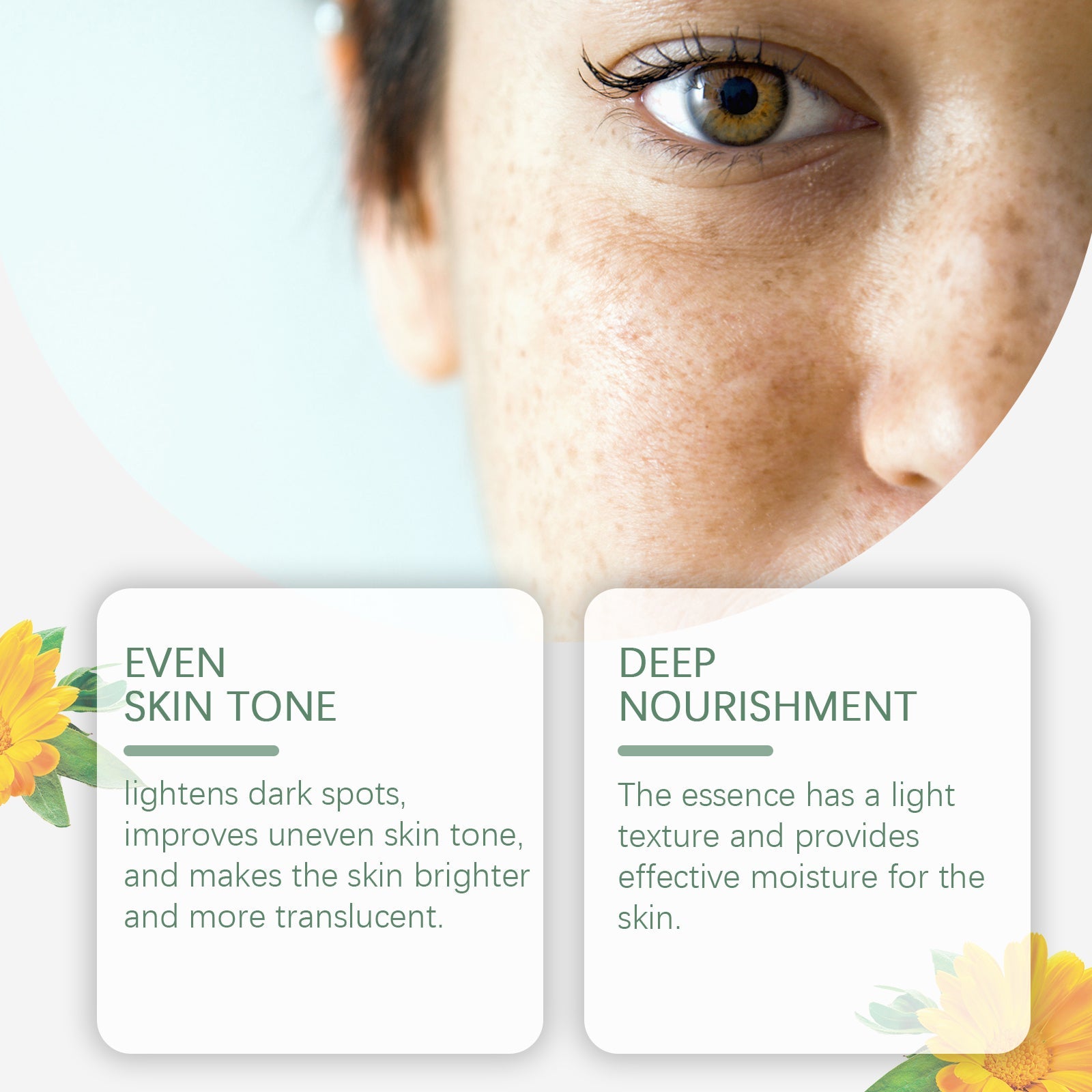Brightening Serum Moisturizes, Brightens, Improves Dark Skin Tone And Brightens Face Skin Serum - Korvel
