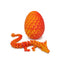 Dragon Egg 3D Printing Crystal Dragon Gem Dragon Egg Divine Dragon Storage Set Craft Gift Decoration Creative Toy Trendy Play - Korvel
