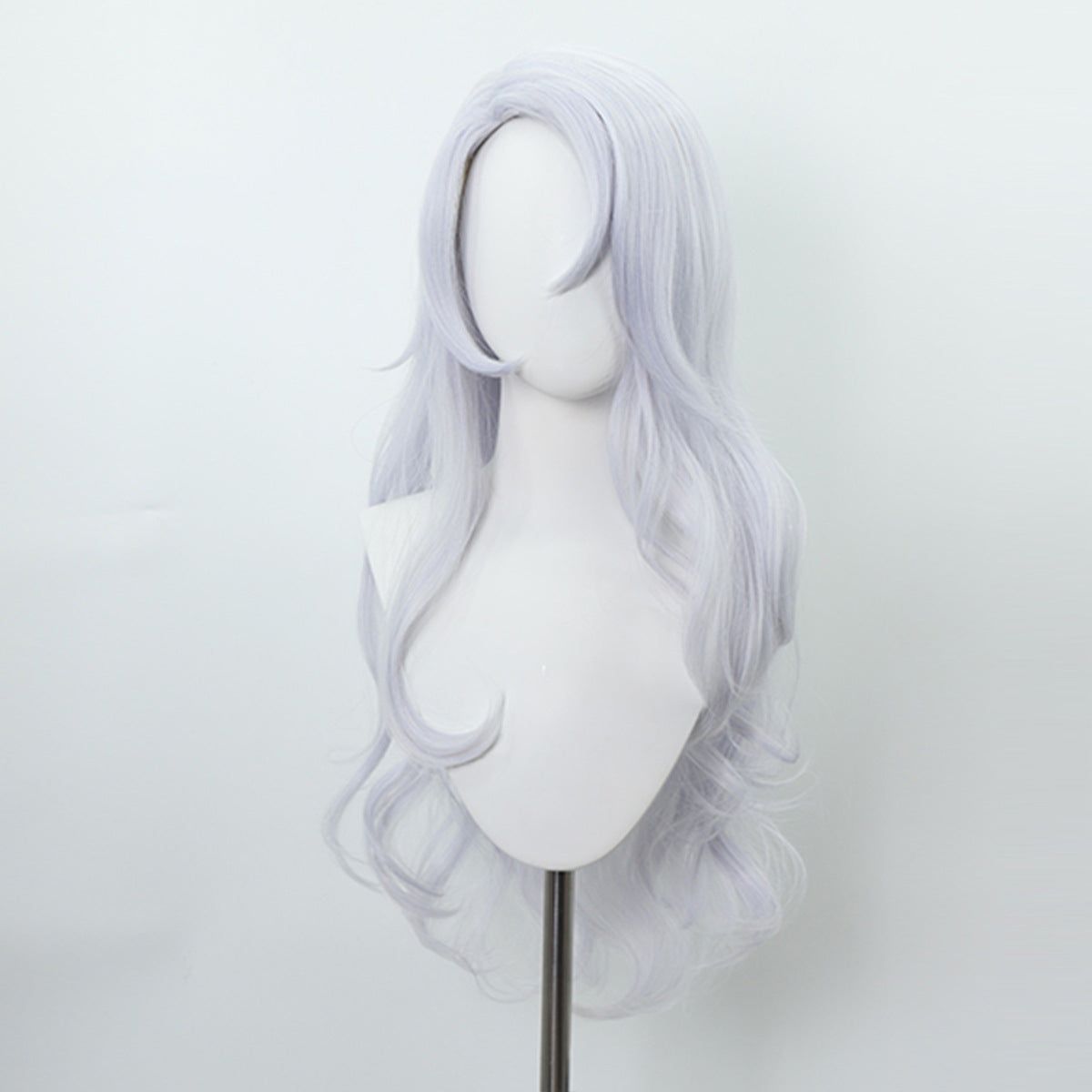 Anime Wig Spell Battle: Gojo Satoru Female Body Transformation, Long Curly Hair Cosplay, Chemical Fiber Wig Headset - Korvel