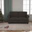 Sofa with Solid Wood Frame,, Comfy Sofa Couch with Extra Deep Seats, Modern 2 Seater Sofa, for Living Room Apartment Lounge - Korvel