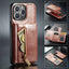 Coque de protection portefeuille M3 Glitter pour iPhone 14 Pro Max