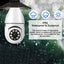 2.4G/5G Single-Band Dual-Band Wireless WIFI Light Head Small Yellow Man Camera Cell Phone Remote WiFi Night Vision Light - Korvel
