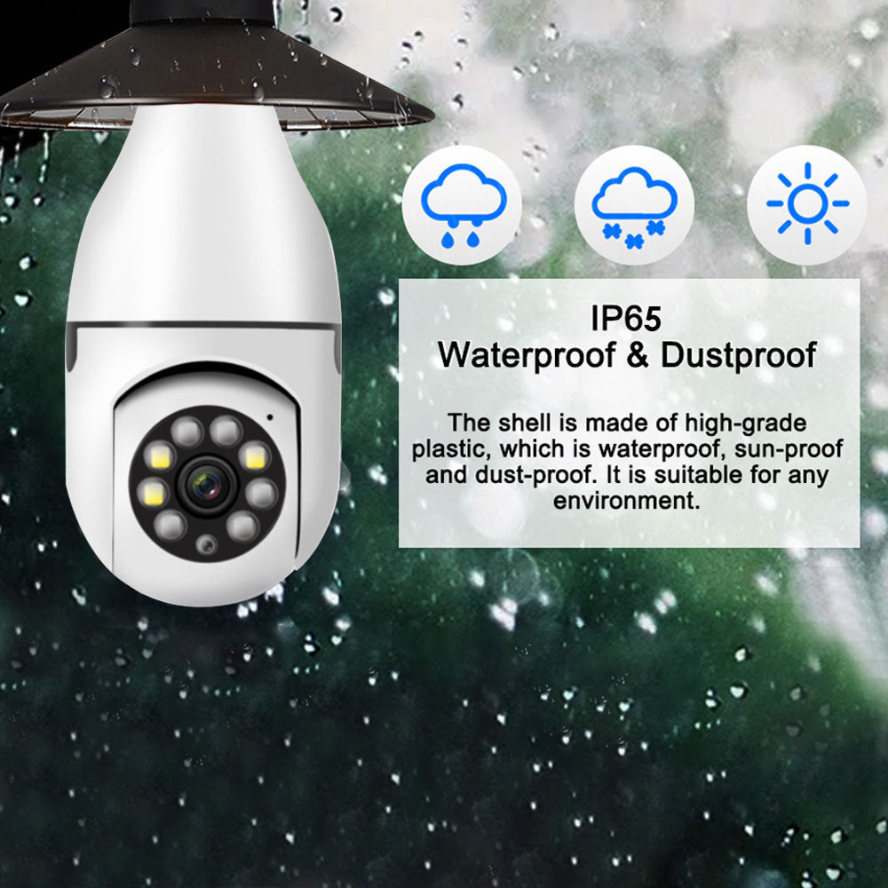 2.4G/5G Single-Band Dual-Band Wireless WIFI Light Head Small Yellow Man Camera Cell Phone Remote WiFi Night Vision Light - Korvel