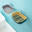 Bathroom soap box storage rack free perforated shelf drain toilet soap rack household suction cup wall-mounted soap box - Korvel