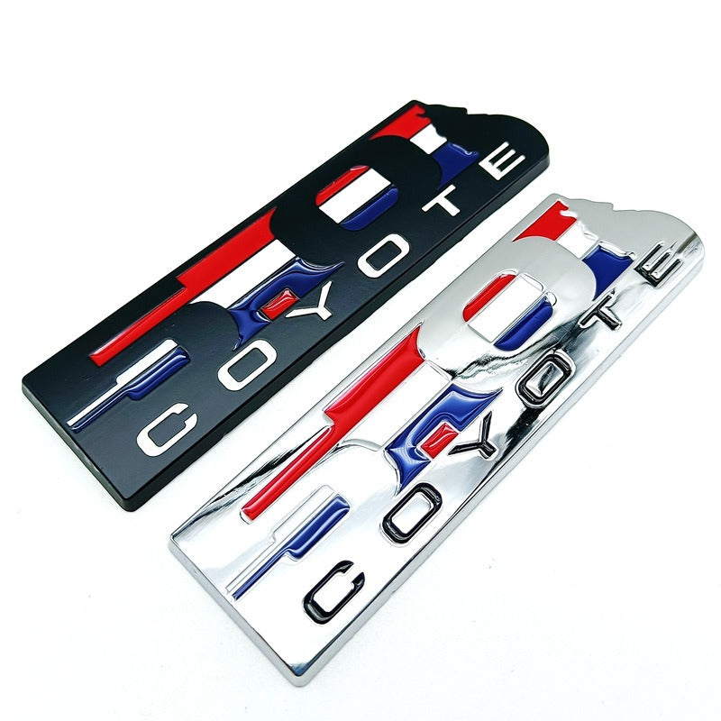 5.0 COYOTE Leaf Board Side Label - Korvel