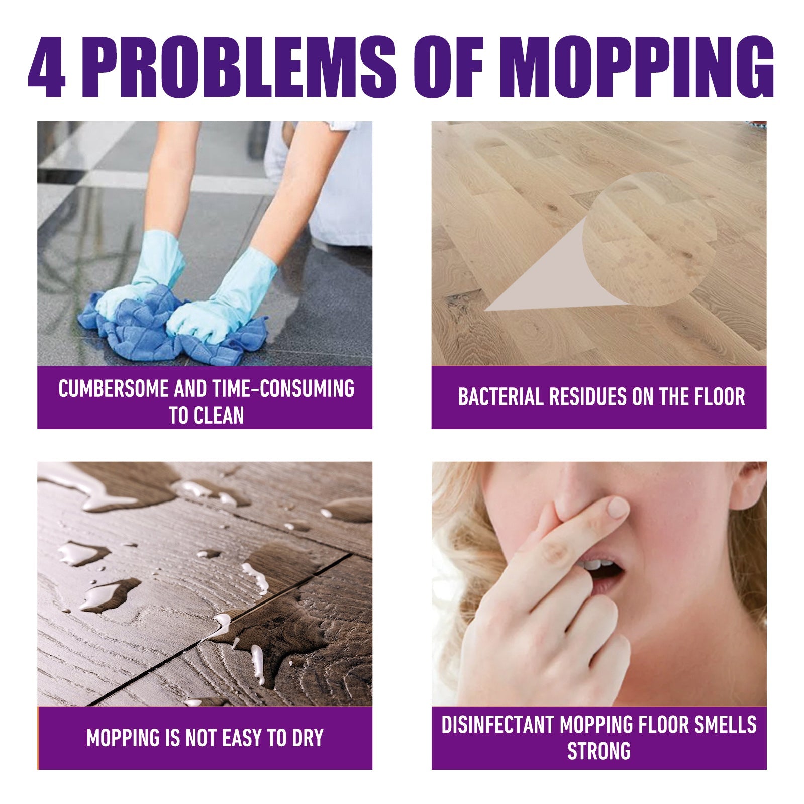 Wood Floor Cleaning Liquid, Household Wood Floor Brightening, Decontaminating, Decontaminating, And Perfuming Cleaner - Korvel