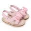 Baby Shoes Summer New 0-1 Year Old Rubber Sole Bow Sandals Toddler Shoes Baby Shoes - Korvel