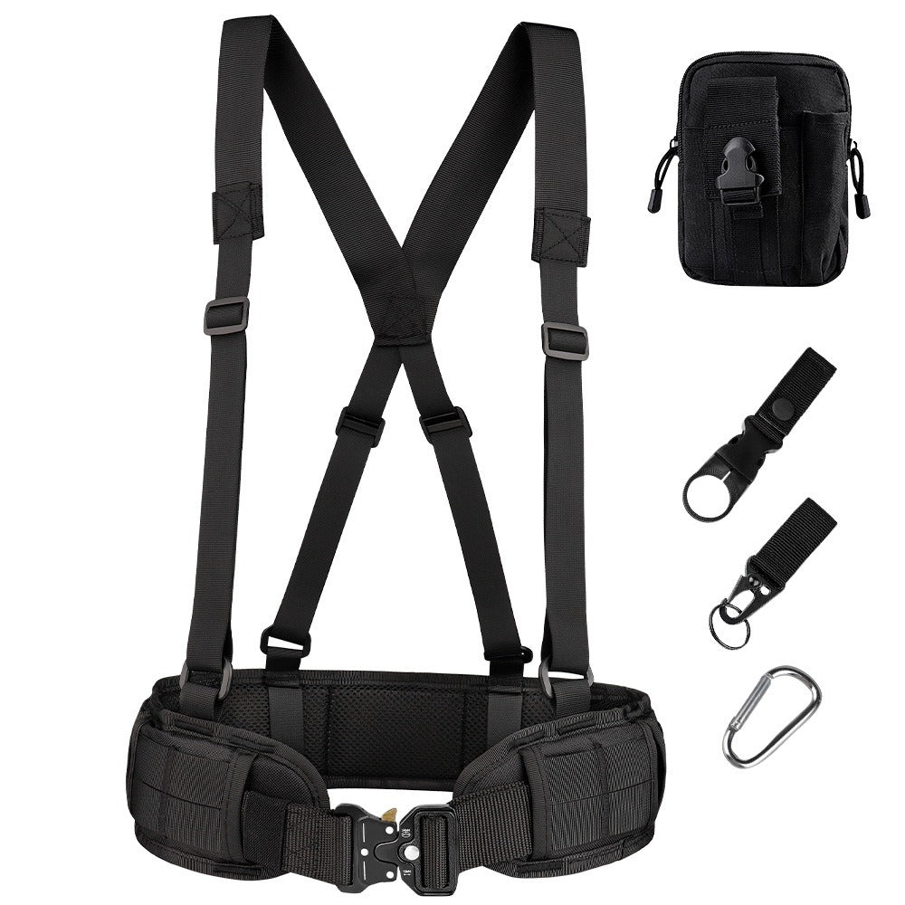 Multi Functional Quick Disassembly Tactical Belt Waist Cover Outdoor Training Cobra Belt Nylon Waist Belt Suit - Korvel