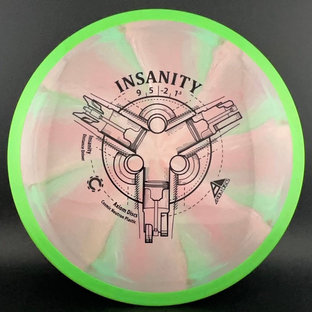 Cosmic Neutron Insanity Disc Golf Driver