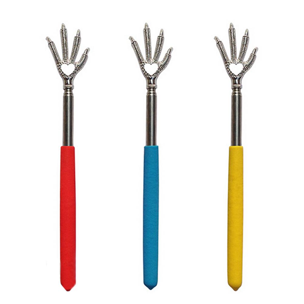 Durable Bear Claw Stainless Steel Back Scratcher Telescopic Extendable Massager Convenient Claw Telescopic Ultimate Massager - Korvel