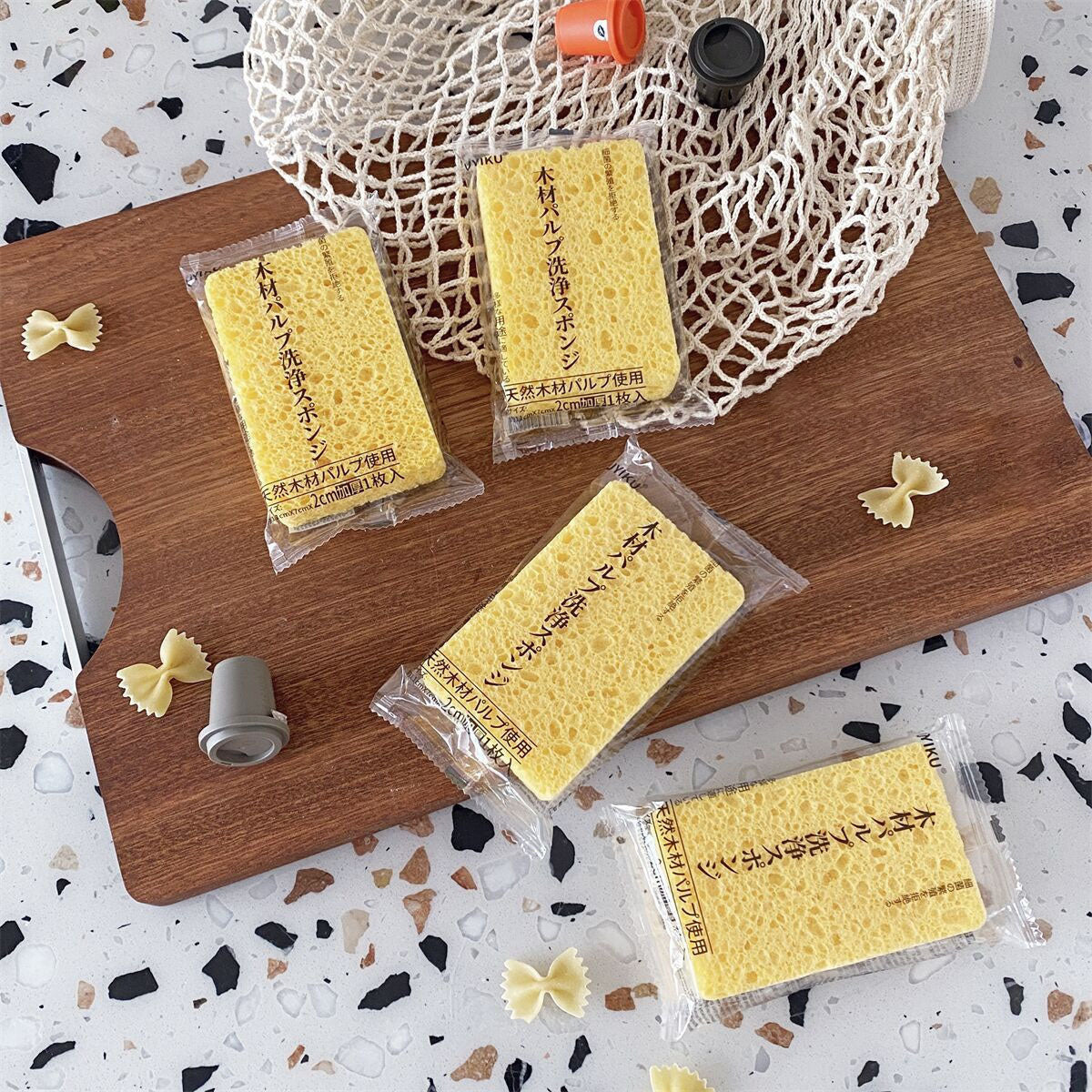 Kitchen Multi-Functional Cleaning Sponge Brush To Remove Oily Cleaning Block High-Density Water Absorption Descaling Dish Washing Brush - Korvel