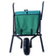 Folding unicycle 176 pounds folding yard unicycle heavy-duty Oxford cloth green lawn bicycle 10 inch inflatable tires - Korvel