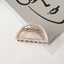 Chic Geometric Acetate Hair Claw Clamps Metal Hair Crab Women Girls Hair Clip Leopard Hairpin Hair Crab Hair Accessories - Korvel