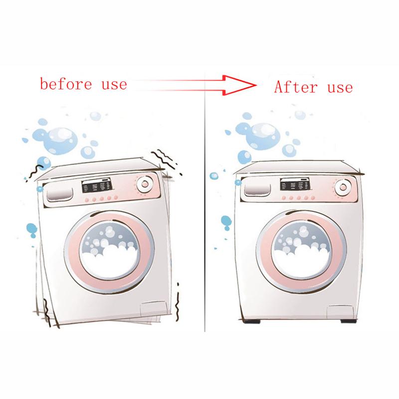 4-Piece Anti-Vibration Pads for Washing Machines