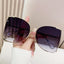 Lunettes de soleil surdimensionnées pour femmes de luxe - Accessoire de mode chic