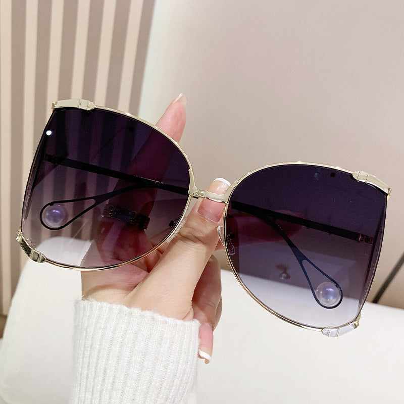 Lunettes de soleil surdimensionnées pour femmes de luxe - Accessoire de mode chic