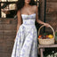 Vestido Midi Elegante con Tirantes de Espagueti