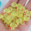 Resin luminous cartoon three-dimensional cute cartoon duck DIY car ornament keychain micro landscape hair clip decoration - Korvel