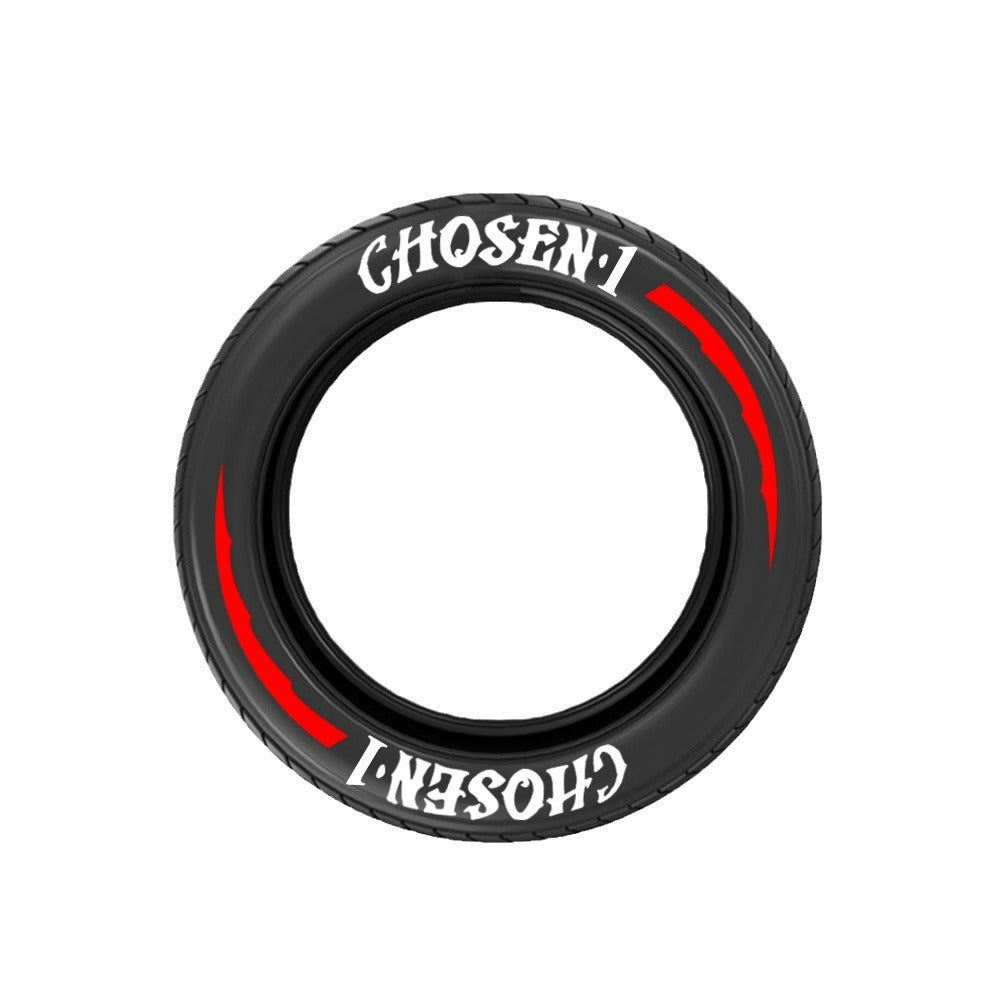 【 Transfer Film 】 Car Tire Stickers, Tire Letter Stickers, English Letter 3D Stereoscopic Stickers - Korvel