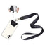 Mobile phone gasket, crossbody hanging rope, phone case patch, adjustable hanging rope, PU card, phone back patch - Korvel