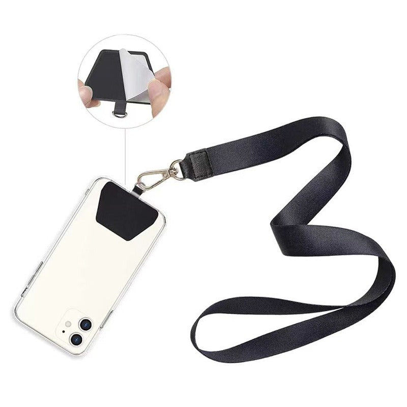 Mobile phone gasket, crossbody hanging rope, phone case patch, adjustable hanging rope, PU card, phone back patch - Korvel
