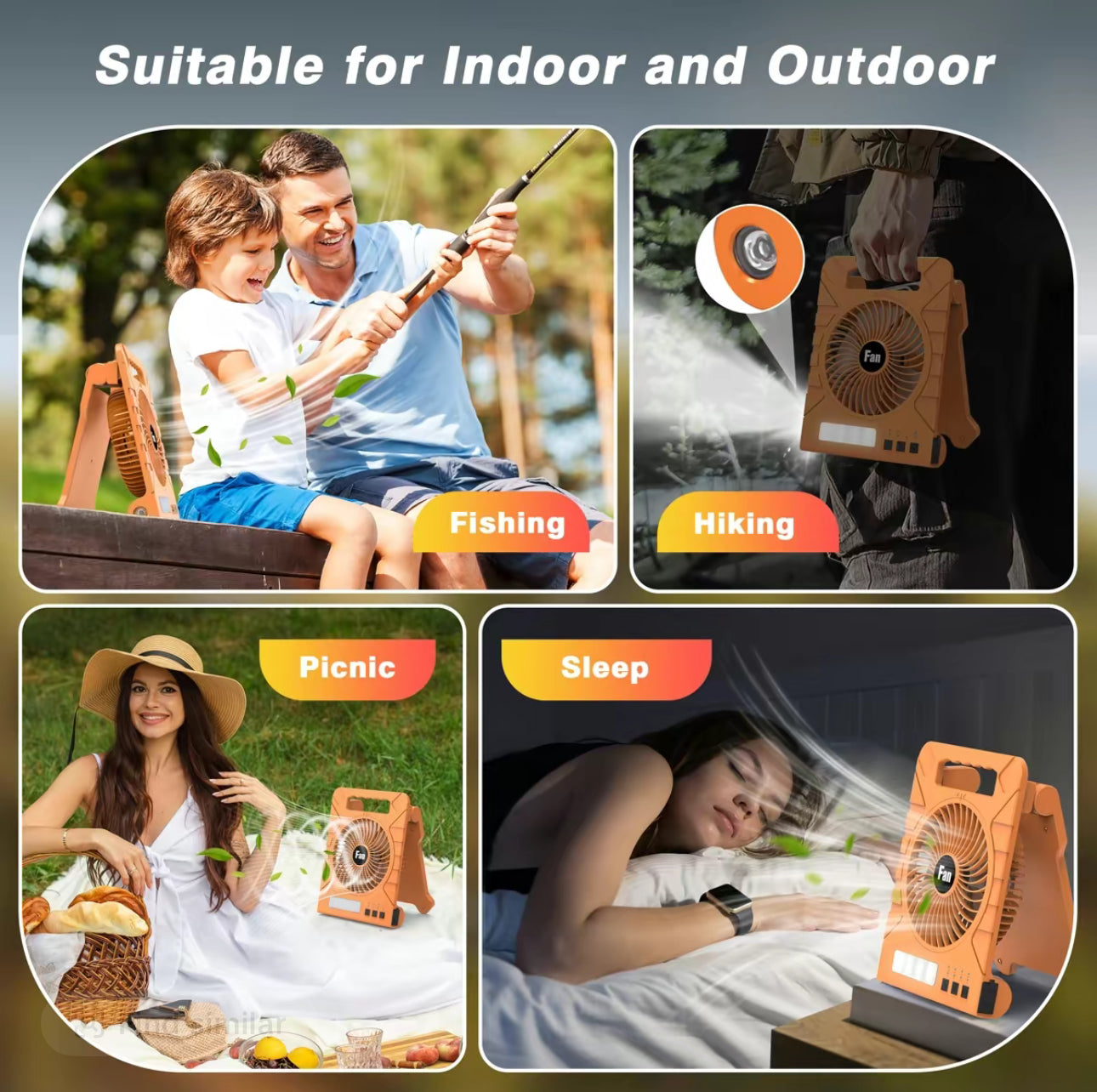 BreezeLite Solar Fan - Korvel