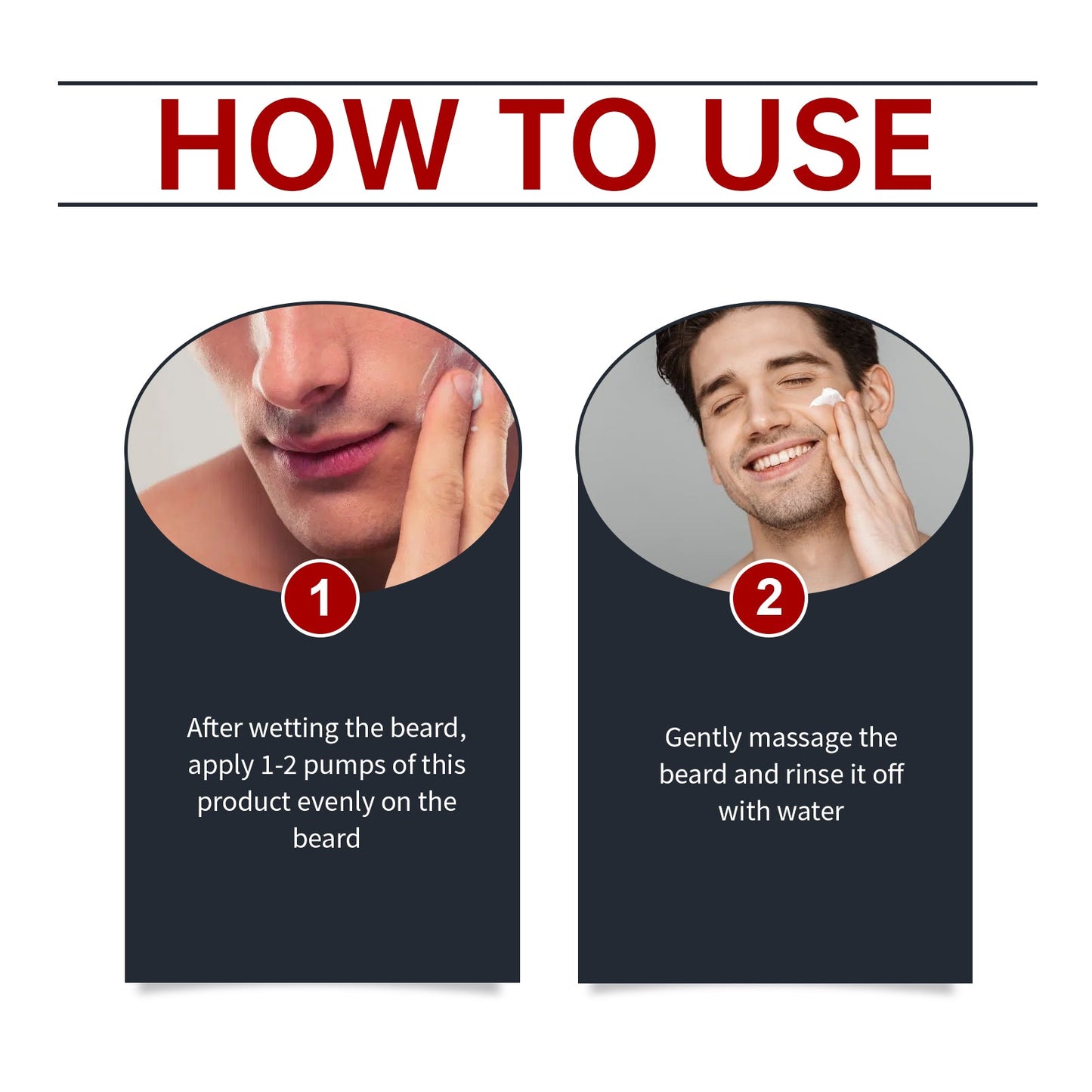 Premium Facial Hair Cleansing Mousse for Men