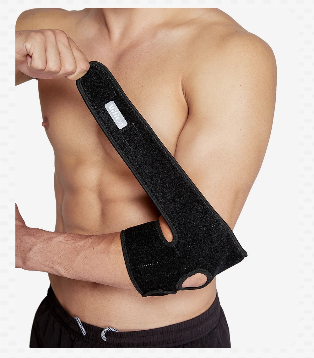 Protector de Codo de Fútbol Transpirable con Soporte de Resorte