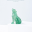 Natural Crystal Wolf Cub Carving - Premium Home Decor