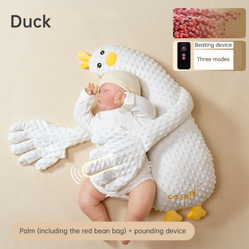Babycare Soothing Sleep Aid: Anti-Moros Reflex Pillow and Patting Toy - Korvel