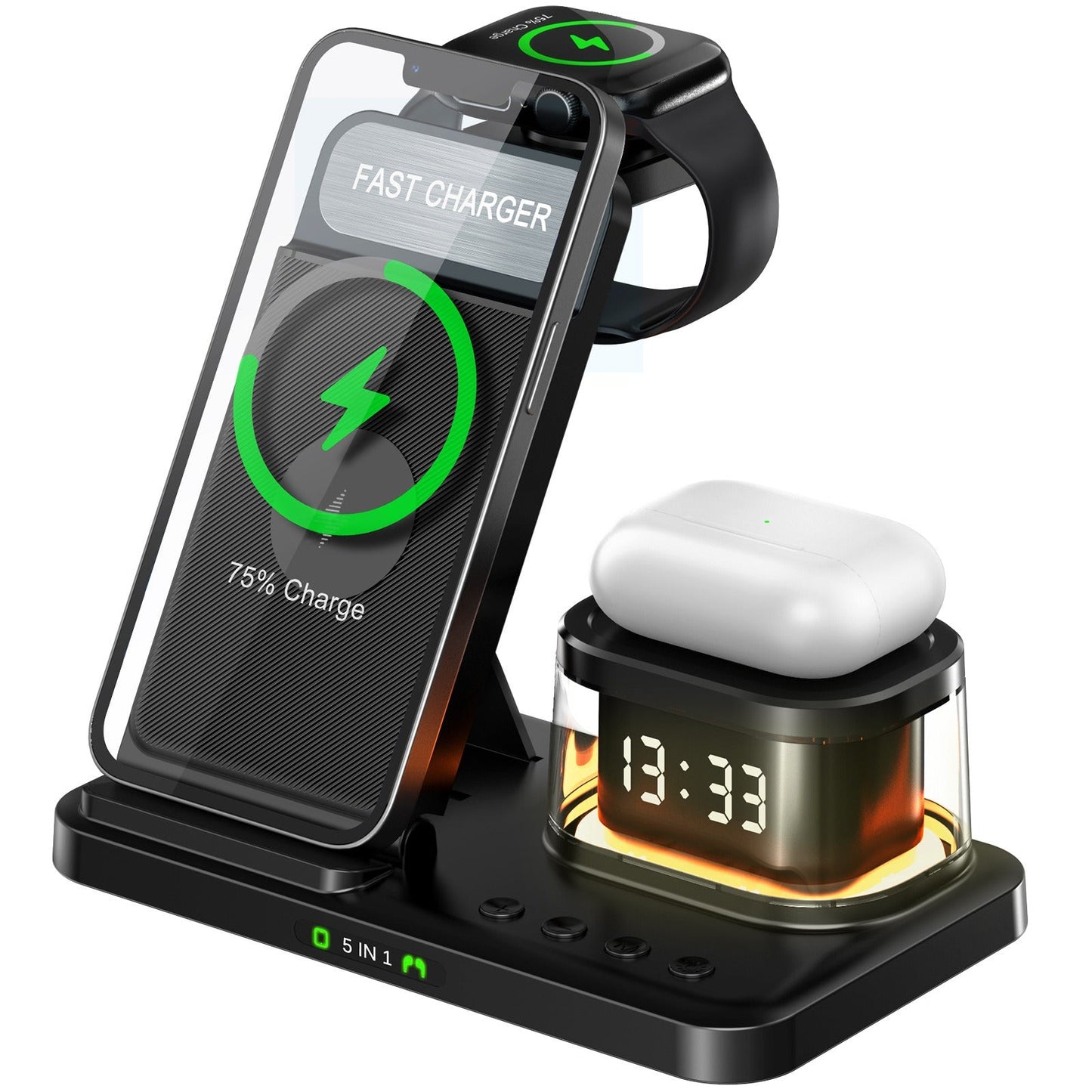 15W Fast Charging Wireless Mobile Phone Charging Station