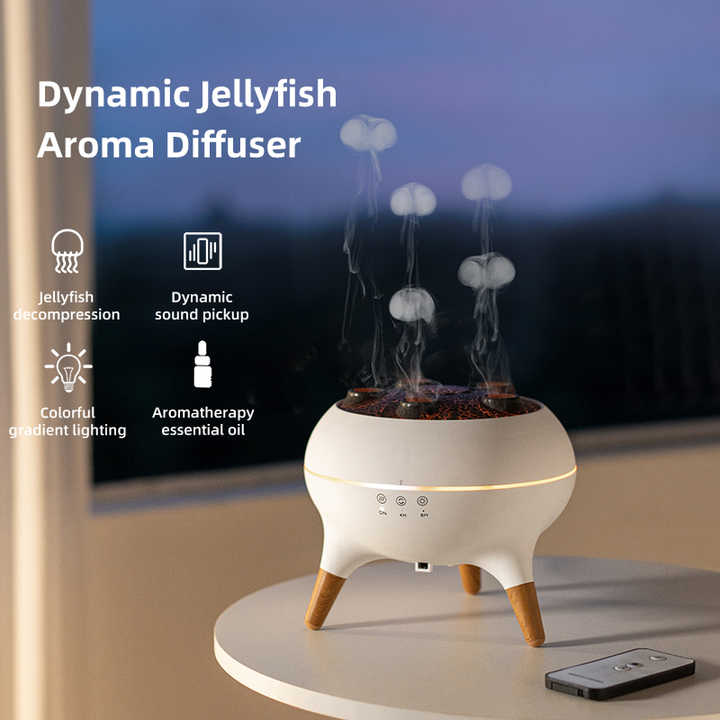 Spray HumidificadorElectric Night Light Air Humidifier With Remote Aromatherapy - Korvel