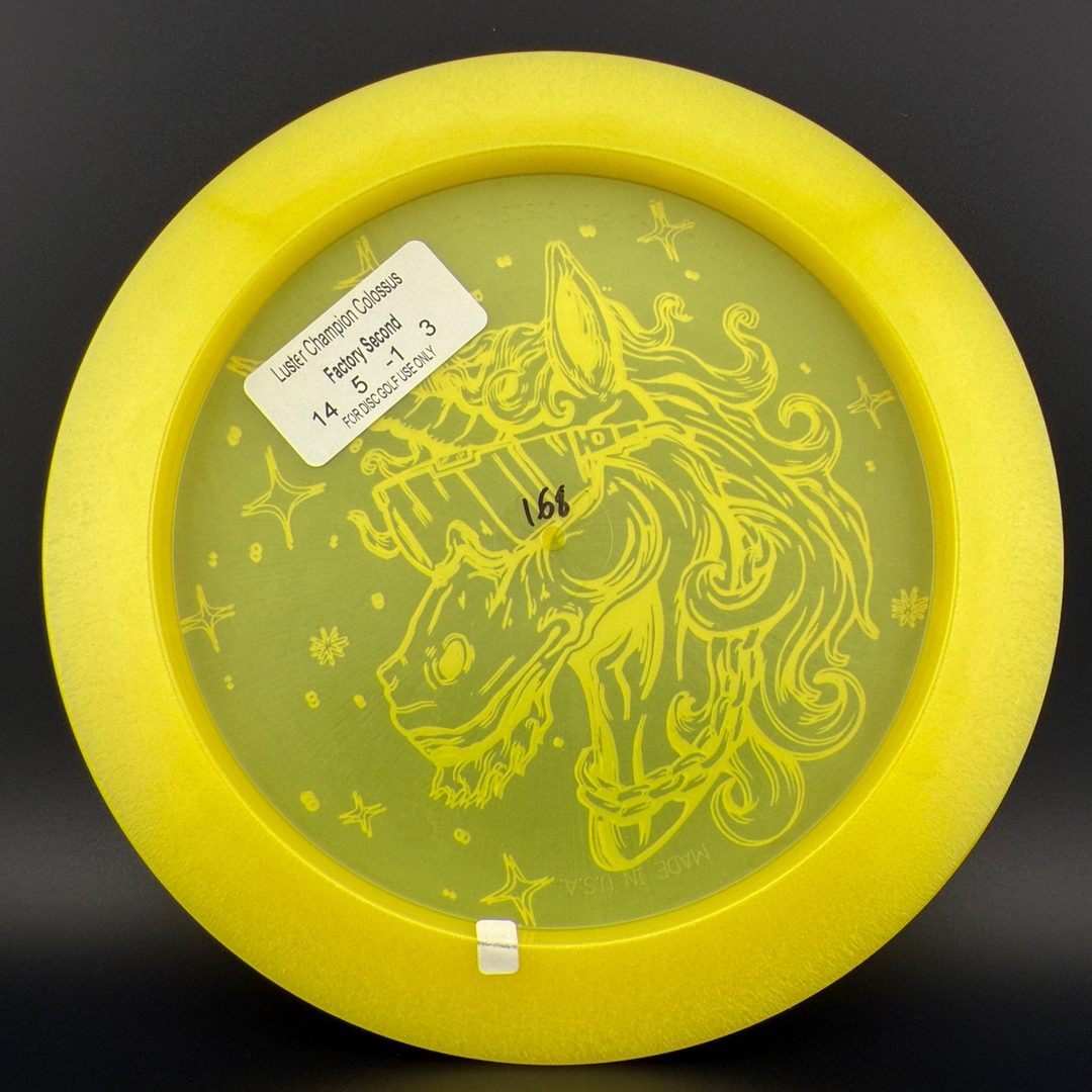 Luster Champion Colossus F2 - Unicorn Double Stamp Disc
