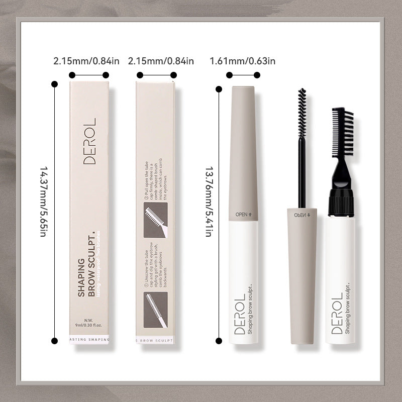 Eyebrow Shaping Cream Waterproof Quick-Drying Natural Wild Eyebrow Lasting Three-Dimensional Eyebrow Soap Eyebrow Shaping Wax - Korvel