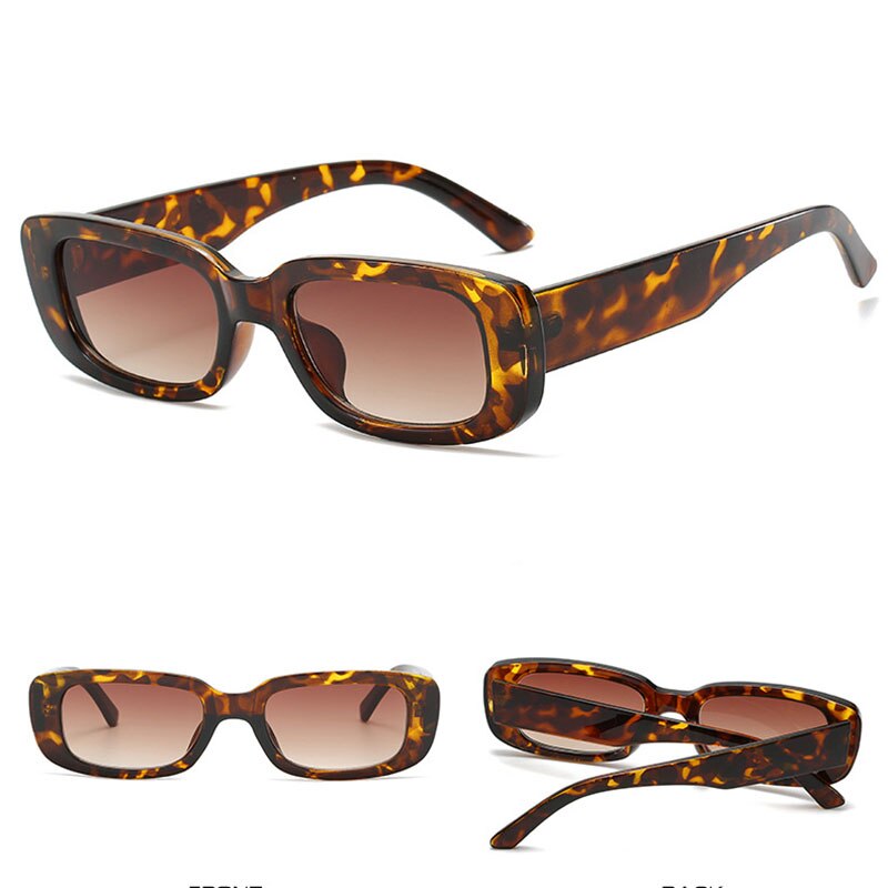 Trend Small Frame Sunglasses Female Square Sunglasses Olive Green Colorful Ins Street Shot Glasses - Korvel