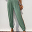 Joggers à taille élastique en patchwork Perfee Weave Band