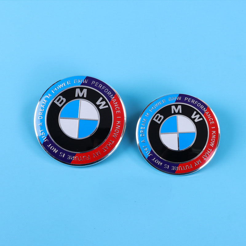 Suitable for BMW front and rear standard wheel hub covers 56/68mm 3 Series 5 Series X1X5X6M logo co branded center cover logo - Korvel