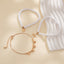 Holiday starfish soft ceramic ankle chain set, beach multi-layer alloy copper chain ankle ring - Korvel