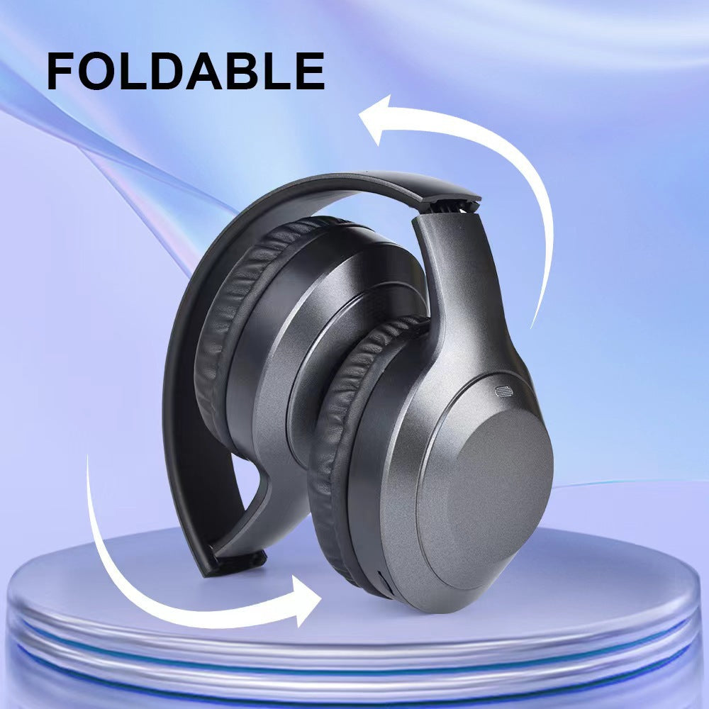 Head mounted wireless Bluetooth earphones for gaming, esports, 3D card insertion, foldable computer earphones, universal - Korvel