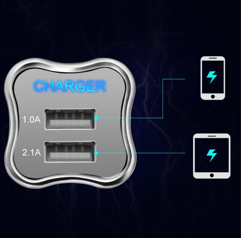 Cargador de pared USB de doble puerto premium - 5V 2.1A