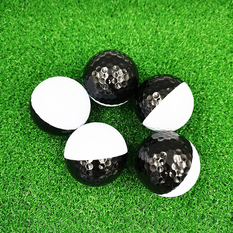 Colorful Golf Ball Black And White Putting Practice Match Ball Golf Ball - Korvel