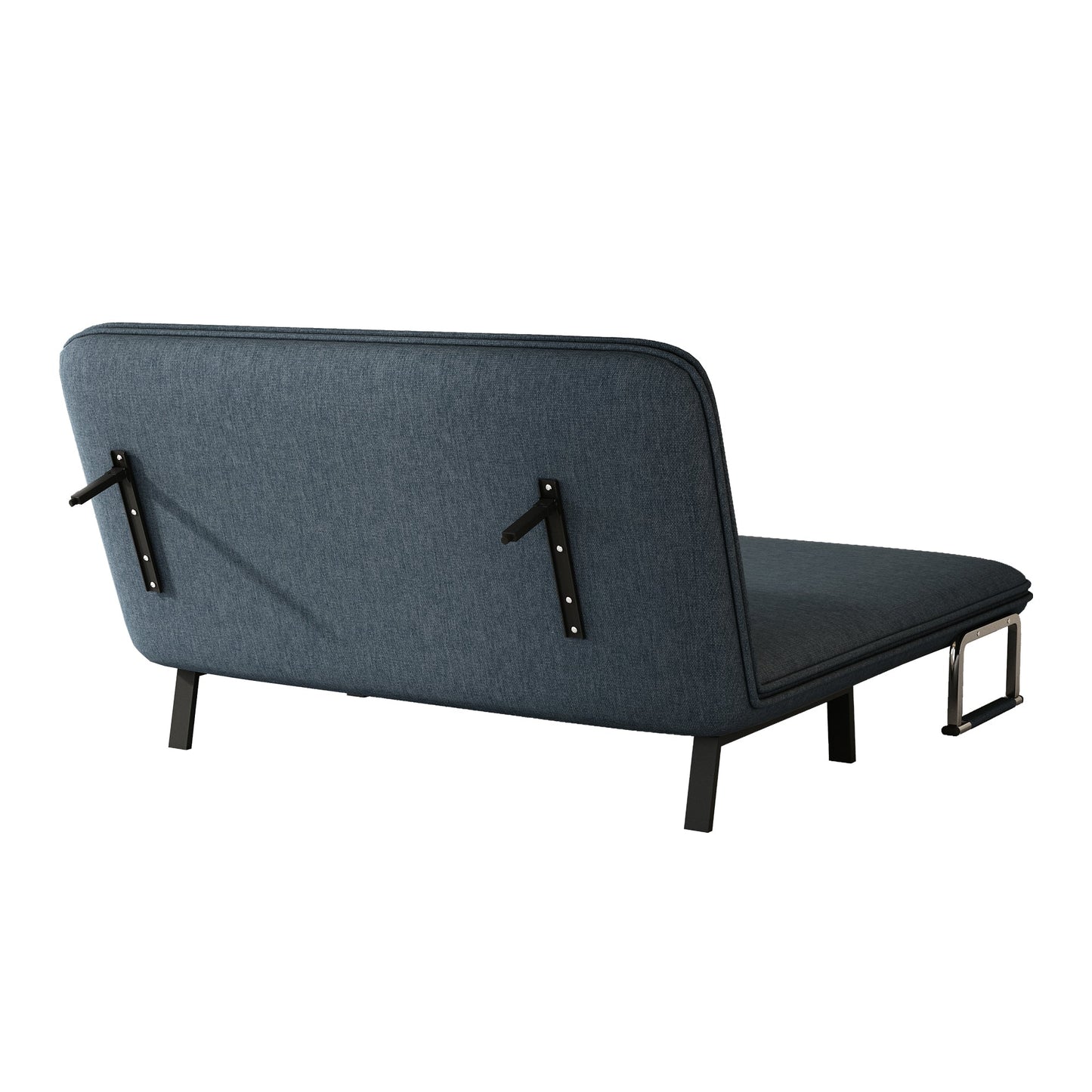 55″ Convertible Chair Bed Tri-Fold Sofa Bed with Adjustable Backrest & Pillow - Korvel