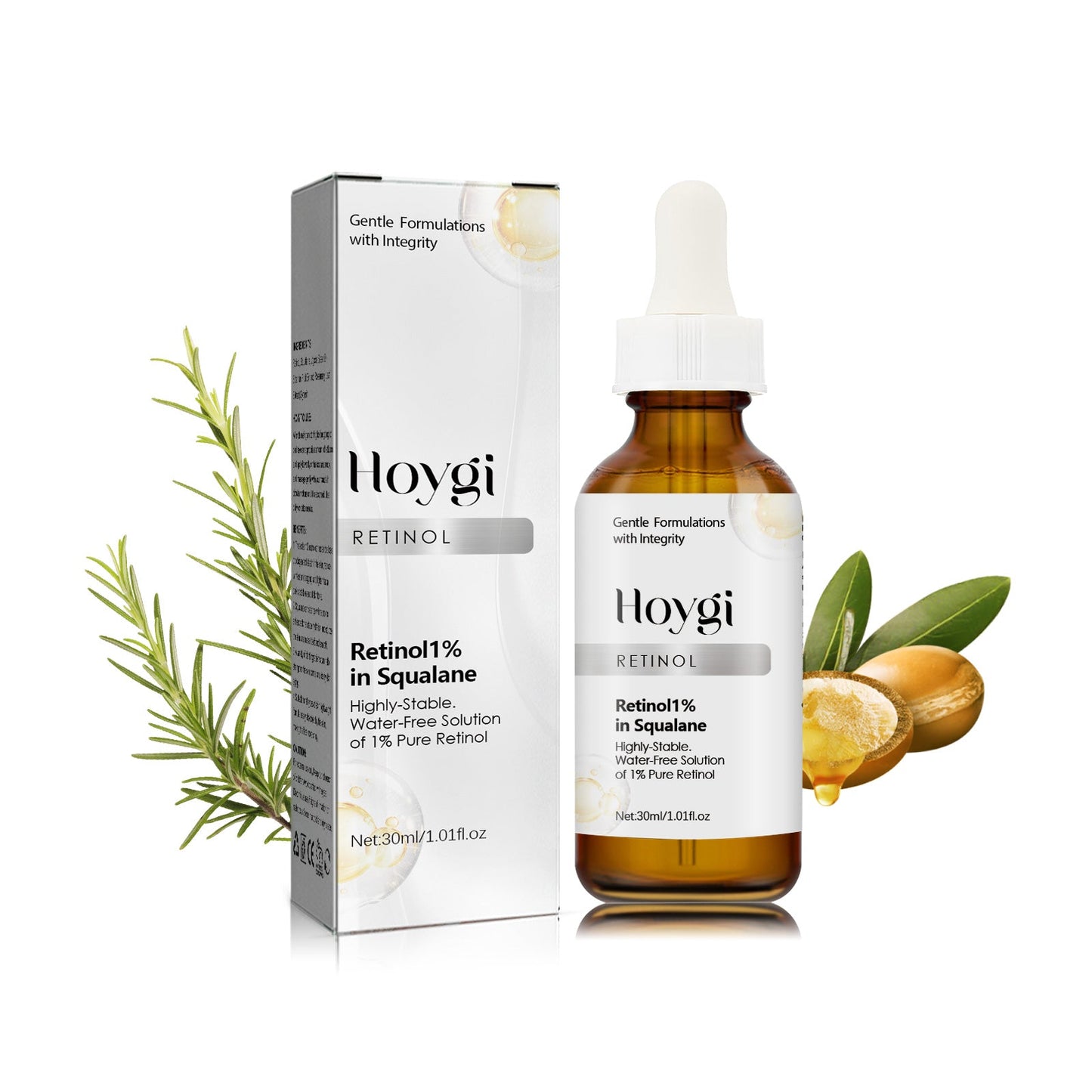 Solución de Squalano con Retinol - Esencia Hidratante y Reafirmante