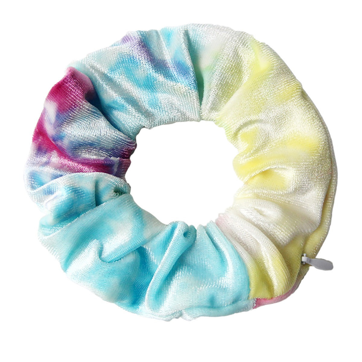 Tie dye velvet zipper large intestine loop - Korvel